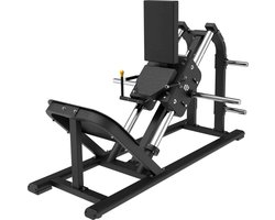 Hack Squat Machine - Evolve Fitness UL-90 Ultra Series - Plate Loaded - Gepoedercoat frame - Duurzame bekleding - Vloerbeschemers - Gewichtplaathouders - Antislip handvaten en voetplatform