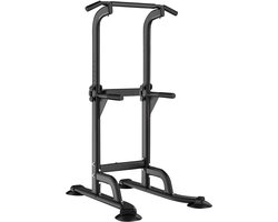 JGS® - Krachttraining Power Tower: Verstelbare Optrekstang en Dipstation voor Thuis Fitnessstudio -