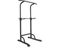 JGS® - Verstelbare Power Tower Dip-Station, voor Thuis Fitness Training-