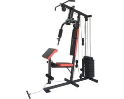 Krachtstation - home gym - met 45 kg gewicht - 138x103x200cm