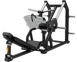 Leg Press Machine - Evolve Fitness UL-190 Ultra Series - Plate Loaded - 500 KG max. lading - Gepoedercoat frame - Verstelbare rugleuning - Duurzame bekleding - Vloerbeschemers - Antislip handvaten - Opslag voor gewichten