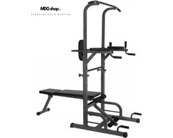 MDG shop - Pull up station - Fitness bank - Homegym - Fitness station - Krachtstation - Dipping Station