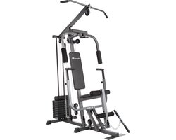 tectake - Krachtstation - fitness home gym met bankdrukmodule - 402757