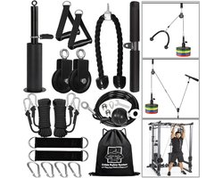 Thuis Fitness Pulley Kabelsysteem Set - Professionele Krachttraining voor Armen - Biceps Triceps Schouders en Rug