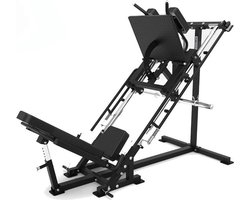 Toorx Professional Leg Press & Hack Squat HSX-3000 - Plate Loaded - Voor alle soorten halterschijven - Matzwart