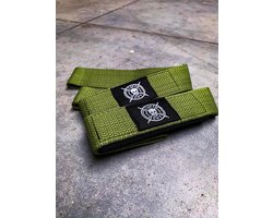 Tuff Guy - Lifting Straps Military Green - Support en Hulp bij Fitness, Bodybuilding, Powerlifting, Gewichtheffen en Crossfit