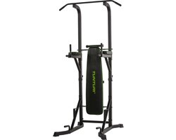 Tunturi PT60 Power Tower - Pull up station - Dip station - Sit up - Bankdrukken - Incl. gratis fitness app