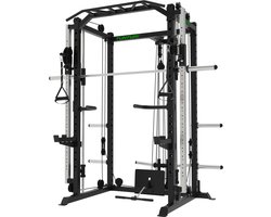 Tunturi SM90 Krachtstation - Fitness homegym - Fitnessapparaat - Compact voor thuisgebruik - Smith Machine - Full Smith - Compact - Incl. gratis fitness app