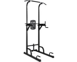 VirtuFit Pull Up Station - Power Tower Fitness - Verstelbaar - Dip Station