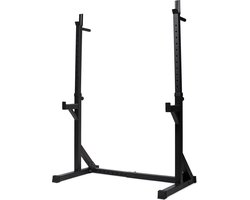 VirtuFit Squat Rack - Squat rek - Verstelbaar - Haltersteunen - Met Dipsteunen