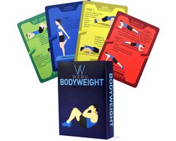 WEBU 51 Bodyweight Workout Kaarten - Fitness – Crossfit - Thuis Sporten – Krachttraining - Yoga - Trainingskaarten