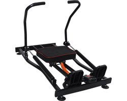 Enkilight- Hydraulische Roeimachine - 4 Weerstand niveaus - Hometrainer - Roeiapparaat Fitness - Met LCD trainingscomputer- Roeiapparaat- Roeimachine fitness- Roeimachine geluidstil- Roeiapparaat/ roeitrainer