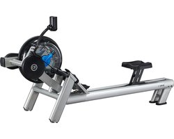 Fluid Rower Vortex VX-3 Side Tank Roeitrainer - Hartslagmeter - Bluetooth - Waterweerstand - Roeiapparaat voor thuis - Zilver