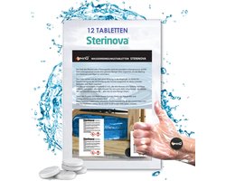 LevinQ® Puritabs Maxi Chloor tabletten (12 stk.) onderhoudsset geschikt voor Roeitrainers zoals Waterrower - Skandika - Tunturi - Sportstech - Nohrd enz