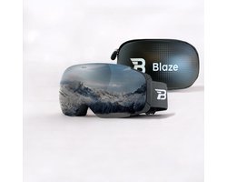 Blaze skibril Icy Peak zilver - categorie 3 - dames heren