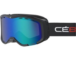 Cébé Junior Cheeky OTG skibril - Zwart - Bruine + Blauwe lens