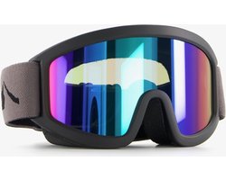 Mountain Peak kinder skibril gekleurde lens - Zwart