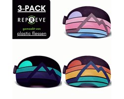 MowMow 3-pack Skibril Hoes - Cover - Beschermhoes - Goggle - Bril - Ski - Snowboard