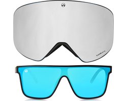 MowMow® STEALTH - Skibril + zonnebril | Photochromic LuxaLens | Luxe Skibrilcase | Unisex | UV400