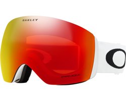 Oakley FLIGHT DECK L - Skibril - MATTE WHITE - PRIZM SNOW TORCH IRIDIUM