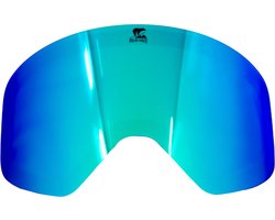 Polarshred Magnetische replacement lens Blauw - voor Skibril / Snowboardbril