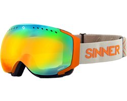 Sinner EMERALD skibril - Oranje Neon