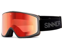 Sinner Sin Valley Skibril - Grijs + GRATIS EXTRA LENS | Categorie 3