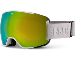 Sinner SNOWFLAKE skibril - Wit - incl 2 lenzen