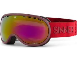 Sinner VORLAGE S skibril - Bordeaux Rood