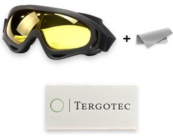 Tergotec® Yellow Outdoor Skibil **BLACK FRIDAY** / Snowboardbril / Ski / Motocross / Mountainbike / Inclusief brilpoetsdoekje / geel / black friday 2024 deals