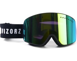 Vizorz Skibril met Grijs/Goud vizier - Inclusief hardcase en opberghoes