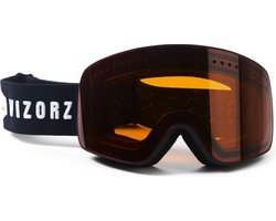 Vizorz Skibril met Oranje vizier - Inclusief hardcase en opberghoes