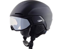 Alpina Alto V Skihelm Met Vizier | Black Matt | Varioflex  S1-S2 | Maat: 55 - 59 cm