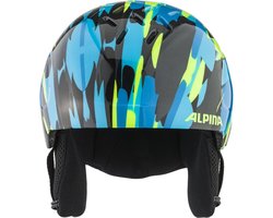 Alpina Pizi Junior Skihelm 2023 - Neon-Blue Green Gloss | Maat: 46 - 51 cm