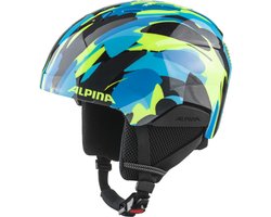 Alpina Pizi Junior Skihelm 2023 - Neon-Blue Green Gloss | Maat: 51 - 55 cm