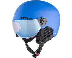 Alpina Zupo Visor Q-Lite Junior Skihelm Met Vizier - Blue Matt | Maat: 48 - 52 cm