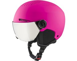 Alpina Zupo Visor Q-Lite Junior Skihelm Met Vizier - Pink Matt | Maat: 51 - 55 cm