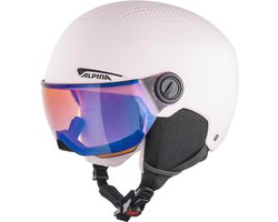 Alpina Zupo Visor Q-Lite Junior Skihelm Met Vizier - Rose Matt | Maat: 48 - 52 cm