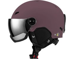 Bella Pista - Vizierhelm - Skihelm - Skihelm met vizier - Maat S - Lila