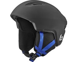 Bollé Atmos Youth MIPS Skihelm | BlackBlue Matte | Maat: 52 - 55 cm