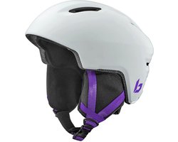 Bollé Atmos Youth MIPS Skihelm | White Purple Matte | Maat: 52 - 55 cm