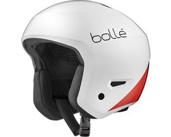 Bollé Medalist Youth Skihelm | White black Red | Maat: 53 - 56 cm