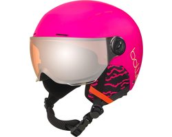 Bolle Quiz Visor Skihelm  Skihelm - Unisex - roze/ornje