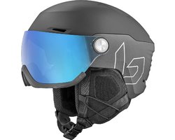 Bollé V-Ryft Pure Skihelm met vizier 2023 | Photochromic Blue Cat.1-3 | Black Coal Matte | Maat: 52 - 55 cm