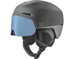 Bollé X-Fusion Pure Skihelm Met Vizier 2024 | Mineral Black Matte | Brown Blue Vizier Cat. 2 | Maat: 55 - 59 cm