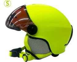 Bovista Skihelm - Met Vizier - Ski Gadgets - Dames - Heren - Wintersport - Ski - Groen - Maat M