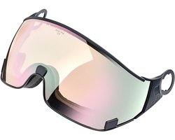 CP 20 Skihelm Vizier los - Meekleurend - DL Vario Lens Water Pink Mirror Cat. 1-2 (//) - Voor CP Skihelmen