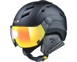 CP Camurai - Skihelm met Vizier - zwart - 58-60/L - Meekleurend Vizier Cat. 1 (/)