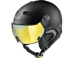 CP Carachillo - Skihelm - zwart - 60-62/XL - Spiegel Vizier - Cat. 1 (//)