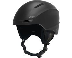 GOOFF Speed bleutooth - Skihelm CRNK met bleutooth voor bellen, muziek en noise cancelling - voor snowboard en skiën - 10 ventilatie opening - hoogste niveau afwerking - met fleece en magnetische sluiting - geschikt voor elke skibril - zwart maat L